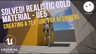 Creating a Gold Texture Material using Unreal Engine 5