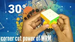 Corner cut power of WRM 😍 | corner cut king | atonu cubing