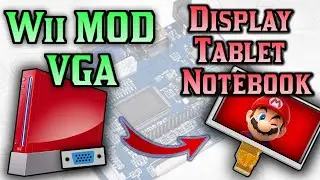 Salida VGA en Wii e Instalación de pantallas recicladas de NOTEBOOK o TABLET