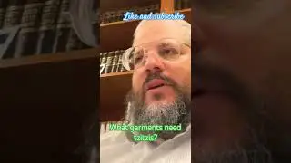 Garments that get tzitzis #jewishlaw  #jewishculture #tzitzit