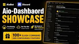 FREE Discord Bot Dashboard With 100+ Features! Host Your Discord Bot 24/7 for Free!🚀