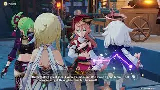 Arataki Blazing Armor Beetle Battle Boot Camp Introduction cutscene Genshin Impact Event Japanese