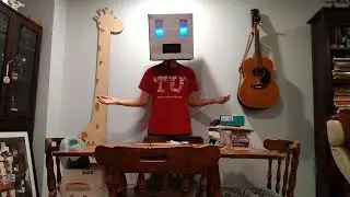 Custom Robot Head w/ LED Blinking Eyes FOR SALE