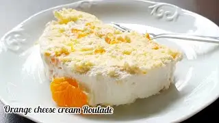 Orange Cheese Cream Roulade