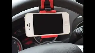 steering wheel phone holder