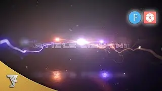How To Make Lightning Particle Intro Text Animation || Kinemaster Tutorial