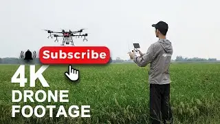4K Drone Green Farms Drone Visuals No copyright /  Drone Footage