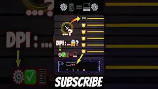 New Settings ⚙️✅ POCO X3 📱+DPi 🗿 Free Fire