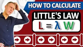 Little's Law -  How to Calculate WIP, Lead Time and Throughput Rate | Must-Know for Managers!