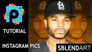 Picsart editing video Tutorial - easy mirror effect editor photo