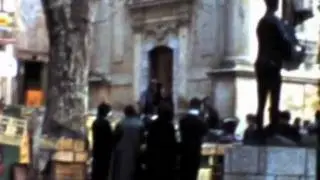 VALLAURIS (France) 1959 ville aux 100 potiers (film d'amateur) en kodachrome 8mm restauré.