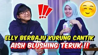ELLY BERBAJU KURUNG CANTIK , AISH BLUSHING TERUK !! - FASHION SHOW BAJU RAYA !