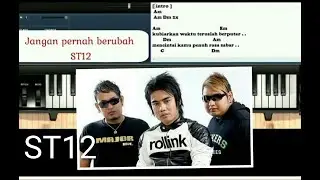 chord piano saat terakhir