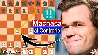 Magnus Carlsen juega una Apertura del Alfil y Machaca a su Contrario!