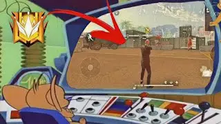 TOM and Jerry in FREE FIRE Jerry playing with the COMPUTER 🎯