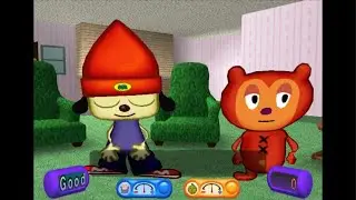 Parappa is trying to kiss his homie