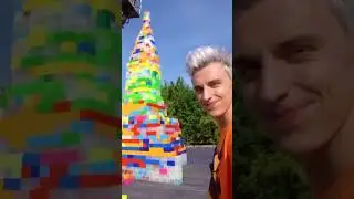 Влад А4. Самая большая башня из кубиков