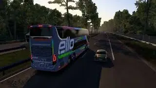 Euro Truck Simulator 2 Bus trip to Gravouland with Comil Invictus DD 8x2 2023