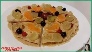Crepes de avena fáciles (Para Dulce o Salado)