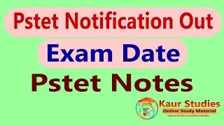 Pstet Notification Out Deceember 2024 Apply Now Pstet Paper