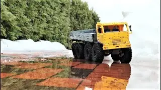 Lego Technic Kamaz 8x8 Flatbed Trial Truck