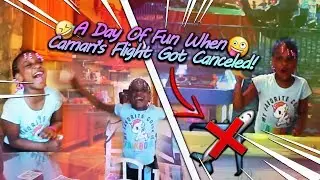 Surprised My Kids With A Day Of Fun When Camari's Flight Got Canceled!