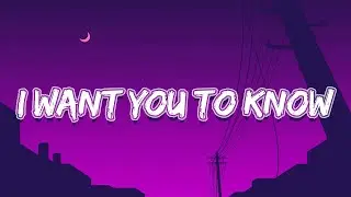 Zedd - I Want You To Know (Lyrics) ft. Selena Gomez