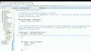 SAP UI5 - Binding tables