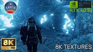8K TEXTURES -HDR Starfield Showcase- The 4 Best Graphics Mods Overall + BlueSky Reshade RTX 4090