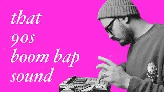 how to get that old school 90s boom bap sound on the sp404sx, making a beat from scratch