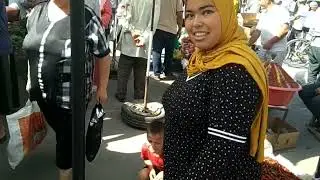 Fergana  Киргили  опять  базар -- овощи - фрукты --  сентябрь