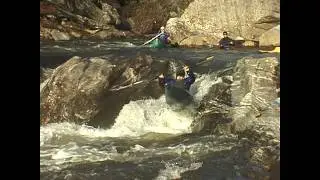 Paddling Section 4 @ 2.3 ft in Canoe & kayak - Raw Video 2002