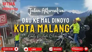 JALAN  ALTERNATIVE MACET  MOBIL DAN MOTOR DARI DAU MENUJU DINOYO KOTA MALANG