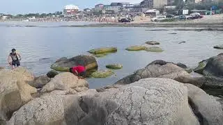 ИЗБЕРБАШ. ДАГЕСТАН. ПРИРОДА СОТВОРИЛА КРАСОТУ НА БЕРЕГУ МОРЯ / Dagestan, Izberbash town, beach