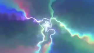 Neon Lightning Wormhole 4K VJ Loop Animated Wallpaper Background Screensaver
