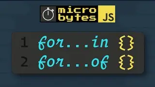 JavaScript For In & For Of Loops 
