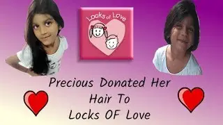 We Donated Her Hair To Locks of love || Hair Donations to cancer patients