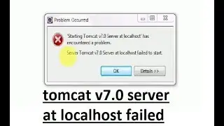 Servlet program :Tomcat server failed in localhost