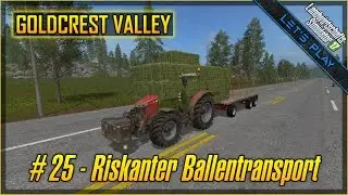 Let's Play LS 17 ★ Goldcrest Valley #25 ★ Riskanter Ballentransport