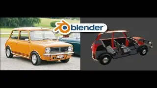 Modelling a Mini for 3D printing in Blender - Underside Extras - P2 - Part 69