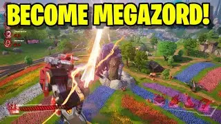 How to Become Megazord Skin in Fortnite! (Where to Find Megazord Portal)