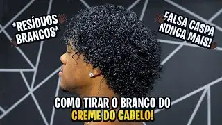 Como tirar o branco do cabelo🧑🏾‍🦱