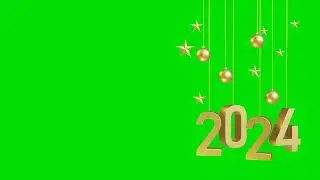 New Year 2024 | Green Screen Background Video