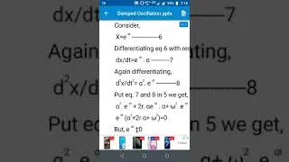 Physics FE   Damped Oscillation