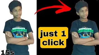 #AKTech #aktech How to Remove Photo Background in One Click   HD Quality