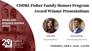 2023 Honors Award Winner Presentations