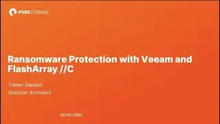 Ransomware Protection with Veeam and FlashArray/C