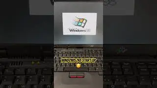 Finally got Windows 98 running on my old IBM 380z 😎 #90s #90skid #90sthrowback #windows98