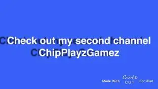 CHECK OUT MY SECOND CHANNEL