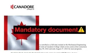 How to apply travel support letter for canada🇨🇦 #canadore #mayintake